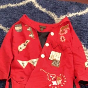 Alex kin Medium Abstract throw on coat